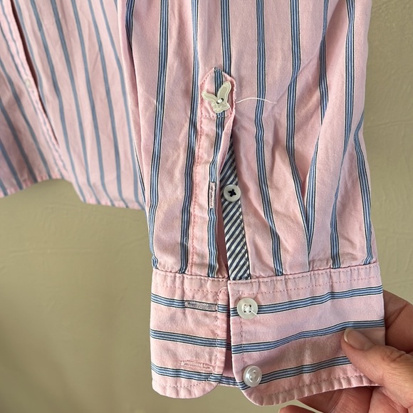 American Eagle Outfitters favorite shirt size 14 button-down collar eagle button - Picture 6 of 13